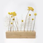 Holzstaender für Trockenblumen in Eiche - Blumenwiese von Raumgestalt