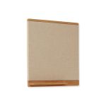 Seitenansicht der modernen Pinnwand RIM PINBOARD von FORM & REFINE aus Holz in Eiche natur, geölt Form & Refine Rim Pinboard Pinnwand aus Holz in Eiche natur geölt