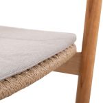 Outdoor Armlehnstuhl mit Sitzkissen CARMEN DINING CHAIR von Traditional Teak 