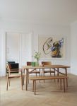 Einladende Tischgruppe HVEN im dänischen Design von Skagerak für modern eingerichtete Esszimmer Skagerak - HVEN Esstisch mit Sitzbank im dänischen Design