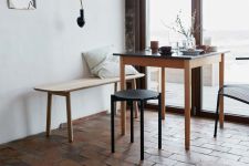 Dänische Design Sitzbank HVEN von Skagerak aus heller Eiche mit einer Gesamtlänge von 125cm Dänische Design Sitzbank aus heller Eiche mit einer Gesamtlänge von 125cm - HVEN von Skagerak