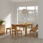 Tisch aus Holz, massiv - CUBUS von vitamin design