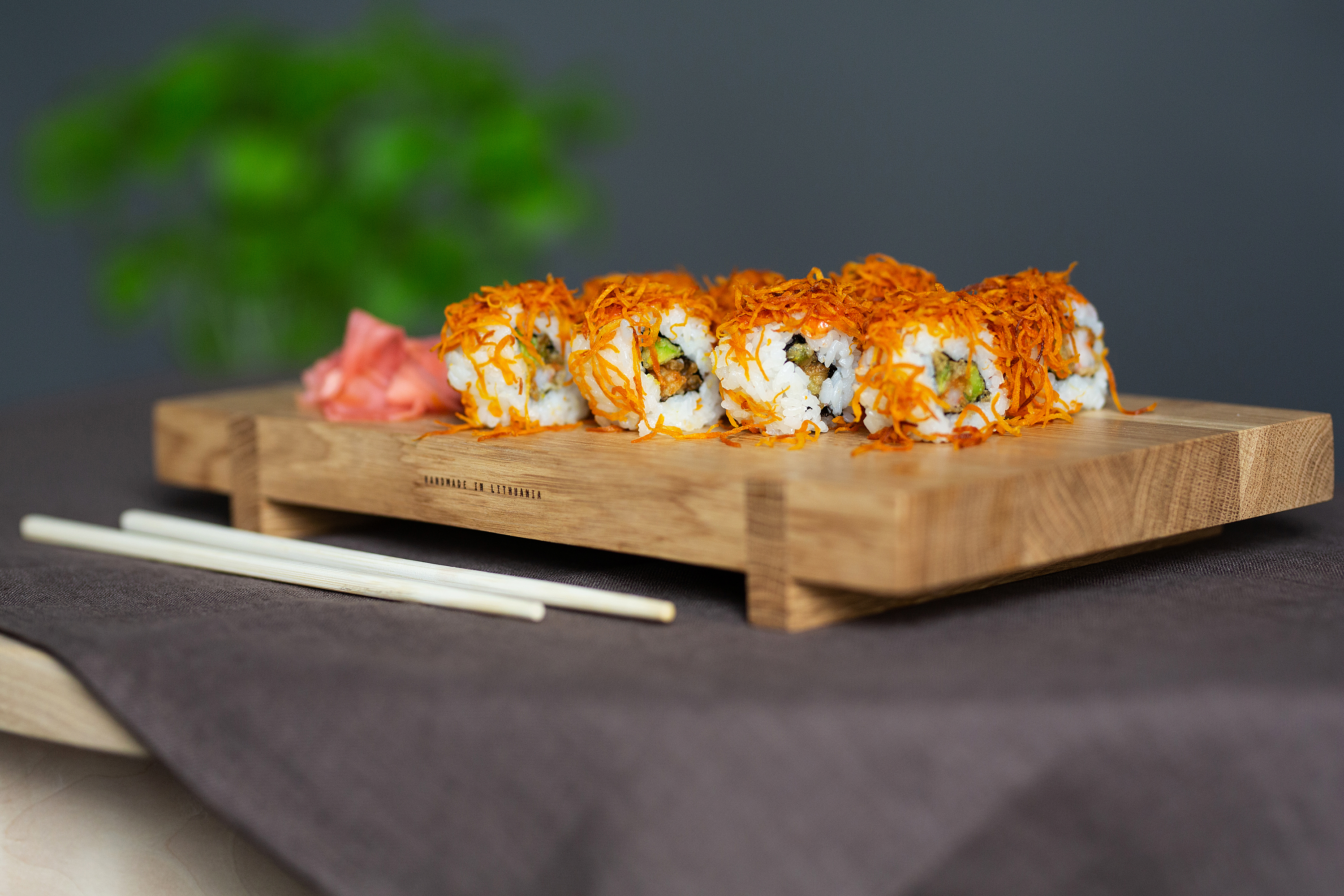 Sushi Servierplatte SUSHI SERVING Rio Lindo BOARD HolzDesignPur von 