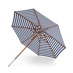Sonnenschirm rund mit Dark Blue Stripes - ATLANTIS von Skagerak