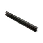 Hakenleiste aus Holz CUTTER RACK in Eiche schwarz von Skagerak - Variante mit 100 cm Länge und 7 Metallhaken Hakenleiste aus Holz in Eiche schwarz in 100 cm - CUTTER RACK von Skagerak
