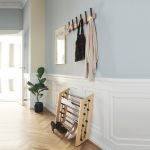 MOODSTAND & RECES von Roon & Rahn - Garderoben-Set für schmale Flure auf Holz