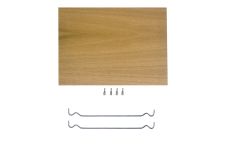 Einzelteile im Detail für die Montage des Zwischenbretts für die einzelnen Module des S10 SIGNATURE Würfel Wandregals von Andersen Furniture Wandregal aus Holz Zwischenbrett Aufleger - S10 SIGNATURE von Andersen Furniture