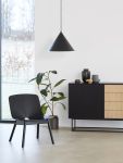 WOUD - VIRKA HIGH dänisches Design Sideboard mit Schiebetür aus Holz