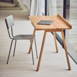 Moderner Schreibtisch NARA aus Holz mit praktischer Schublade von Jan Kurtz NARA von Jan Kurtz Schreibtisch Holz Schublade