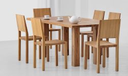 Massivholz Esstisch in Asteiche geölt DUCK von vitamin design