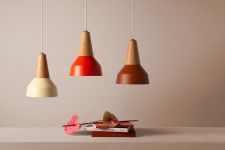 Moderne Design Pendelleuchte EIKON BASIC mit Holz von Schneid Design Pendelleuchte mit Holz EIKON BASIC von Schneid