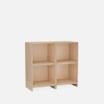 Regalsystem Würfel in Eiche furniert - Das Bricks System E von Woud