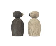 Dekoratives Vogelpaar aus Holz - SPATZENPÄRCHEN von Kay Bojesen