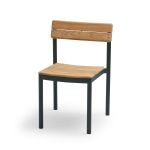 PELAGO CHAIR von Skagerak - stapelbarer Gartenstuhl aus Alu und Holz