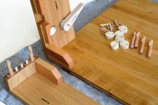 modernes Doppelbett aus massivem Holz - MAMMA WOOD von sixay
