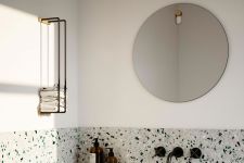 Designer Handtuchhalter aus Holz und Metall für die Wand - BATHROOM RACK von by Wirth