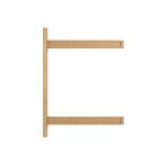 Design Esstisch aus Eiche, Einzelteil für die Beine - RECTANGULAR TABLE von Moebe