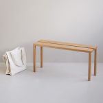 Moebe Peg Bench Sitzbank aus Eichenholz 90cm