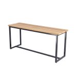 TIME von Jan Kurtz - Balkon Sitzbank aus Teak und Aluminium