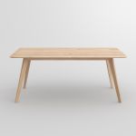 Der moderne Holztisch CITIUS SOFT von vitamin design in der Variante Eiche weiß geölt CITIUS SOFT von vitamin design Design Holztisch in Eiche weiß geölt