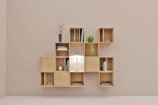 Wandregalsystem Würfel aus Holz Kombination 10 - S10 SIGNATURE von Andersen Furniture