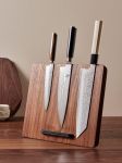 Noyer - KNIFE BLOCK magnetischer Messerblick aus Holz in Nussbaum