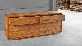 Griffloses Sideboard in Eiche und weiteren Holzarten - LINEA von vitamin design
