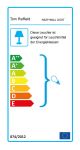 Energie-Effizienz-Label NEAP WALL LIGHT von Tom Raffield