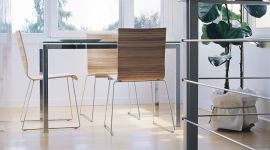 Der Esstischstuhl Kuadra 1328 von Pedrali aus Holz