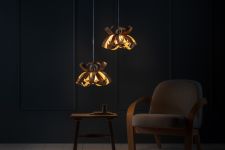 Wohnzimmer Pendelleuchte aus Holz in 39cm - SKIPPER PENDANT SMALL von Tom Raffield