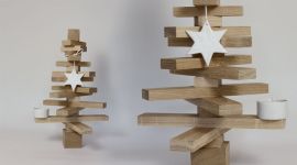 Mini Weihnachtsbaum BauMsatz von Raumgestalt - ein kleiner Tannenbaum aus Holz