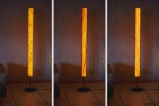 Die Stehleuchte COLUMNA von LeuchtNatur verbindet natürliche Materialien mit minimalistischer Elegan und ist in verschiedenen Ausführungen erhältlich Stehleuchte Säule dimmbar - COLUMNA von LeuchtNatur