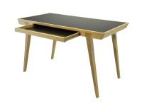 Schreibtisch modern mit Schublade aus Holz - DESK von Jan Kurtz