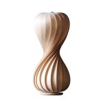 Design Tischlampe TR7 TABLE LAMP von Tom Rossau aus Birkenholzfurnier im ausgestaltetet Zustand Design Tischlampe aus Holz in Birkenfurnier - TR7 Table Light von Tom Rossau