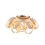 Dekorative Deckenleuchte - SKIPPER - von Tom Raffield aus der Holzart Esche Tom Raffield SKIPPER FLUSH CEILING LIGHT Deckenleuchte in Esche