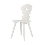 Holzstuhl in Buche weiß lackiert - VIENNA von Jan Kurtz