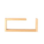 Kleines Wandregal LILIAN aus PEFC-zertifiziertem Eichenholz von Jan Kurtz (horizontal montiert)  Dekoratives Wandregal aus Holz in klein - LILIAN von Jan Kurtz