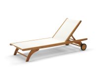 Sonnenliege aus Teak in weiß - COLUMBUS SUNBED von skagerak