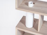 Draufsicht des Bücherregals BIBLIOFLEUR von Drugeot Manufacture Detail des Bücherregals aus Massivholz - BIBLIOFLEUR von Drugeot Manufacture