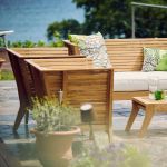 Zusammen mit der gleichnamigen Gartenbank wird der Sessel WILLIAM zu einem echten Highlight auf der Terrasse Jan Kurtz WILLIAM Gartensessel Holz