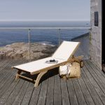 COLUBUS SUNBED von Skagerak - Sonnenliege aus Teak in weiß