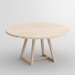 Der runde Esstisch MARGO ROUND von vitamin design in Eiche roh