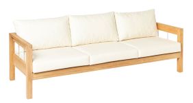 Komfortables Gartensofa MAXIMA von Traditional Teak in der Variante 3-Sitzer Gartensofa aus Teak von Traditional Teak - MAXIMA