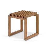 Flur Hocker aus Holz in Teak - CUTTER STOOL von Skagerak