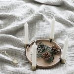 applicata LUNA - Dekoration für Advent auf Schale aus Holz