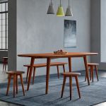 Esstisch oval in Amerikanischer Nussbaum geölt - AMBIO von vitamin design