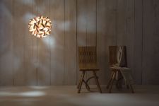 No.1 Pendant - Hängelampe als Kugel - Abbildung in Eiche