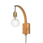 Wandleuchte aus Holz und Messing von Tom Raffield - HANTER WALL LIGHT