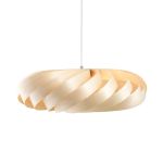 Stilvolle Designerlampe TR5 aus Birkenfurnier natur von Tom Rossau TR5 von Tom Rossau Pendelleuchte Birke mit Birkenfurnier in natur