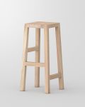 Barhocker Massivholz in Eiche gekalkt Barhocker TANTUM von vitamin design